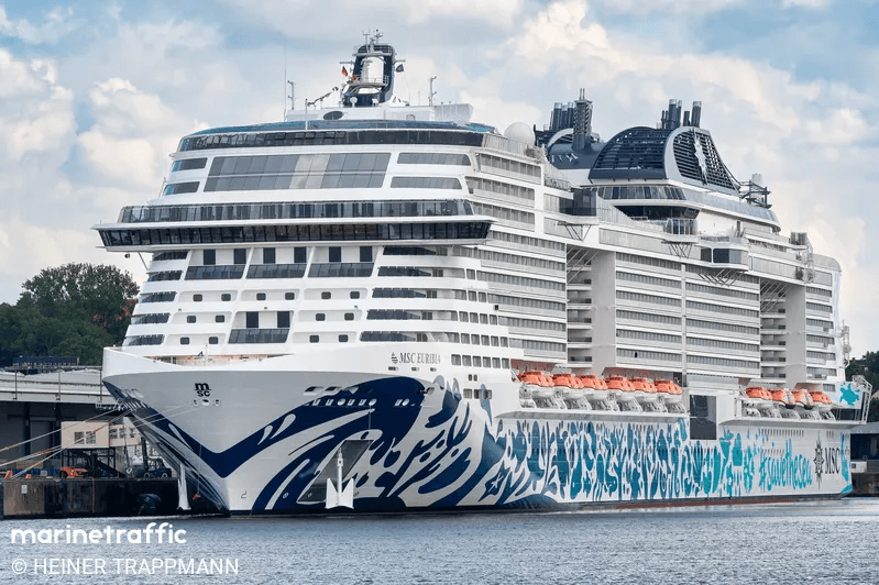 MSC Euribia. Фото: Marine Traffic