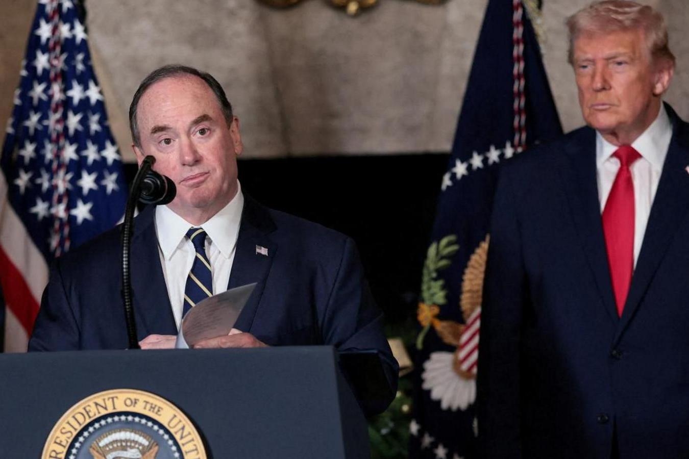 Фото: Джон Фелан и президент США Дональд Трамп / Reuters