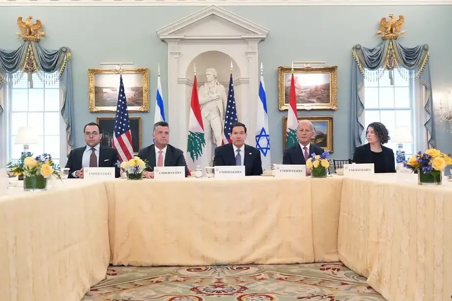 Встреча представителей Израиля и Ливана в Вашингтоне, 14 апреля 2026 года / Фото: AP