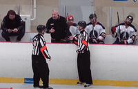 Тренер Мусатов на хоккее