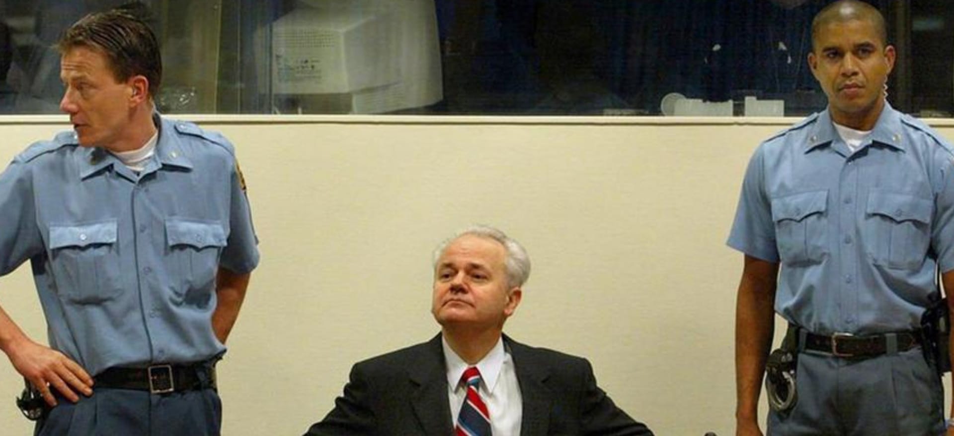 Slobodan Milosevic in court