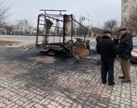 Aftermath of the shelling