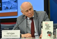 Razvedchik editor-in-chief Mikhail Pogudin