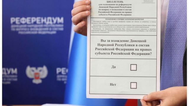 Великобритания ввела санкции против организаторов «референдумов»