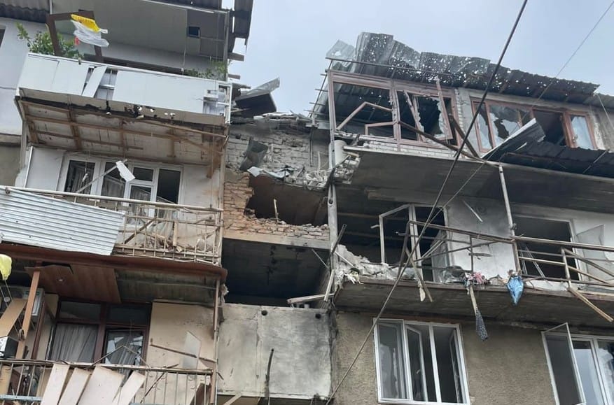 Azerbaijani shelling leaves two civilians dead and 21 wounded, including 8 children, says human rights ombudsman