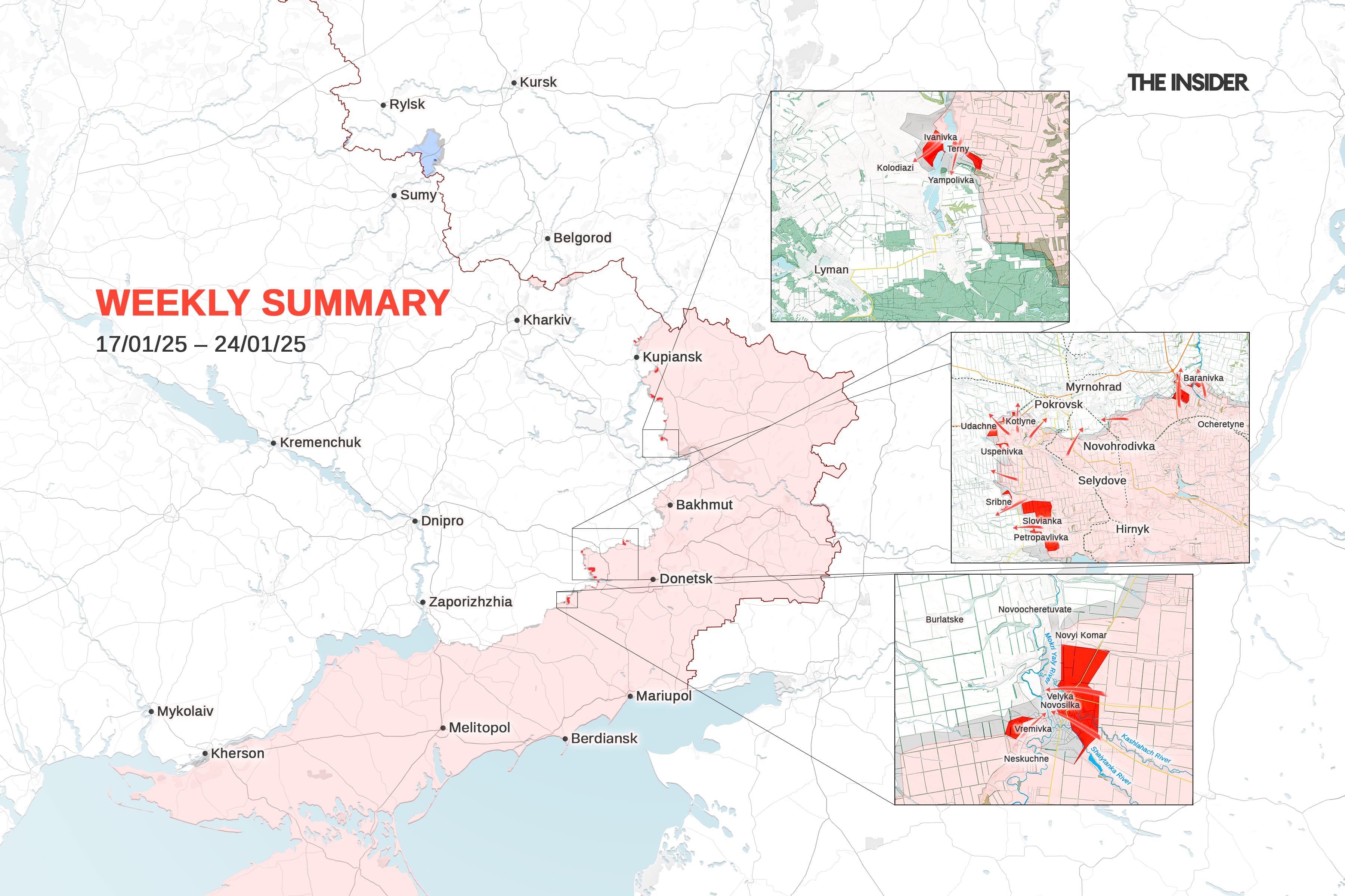 Weekly Russia-Ukraine war summary: Russian troops sent into battle on crutches, AFU retreat from Velyka Novosilka, clashes in Kursk