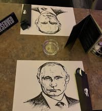Кафе "Путин" в Баня-Луке, Республика Сербская, Босния и Герцоговина