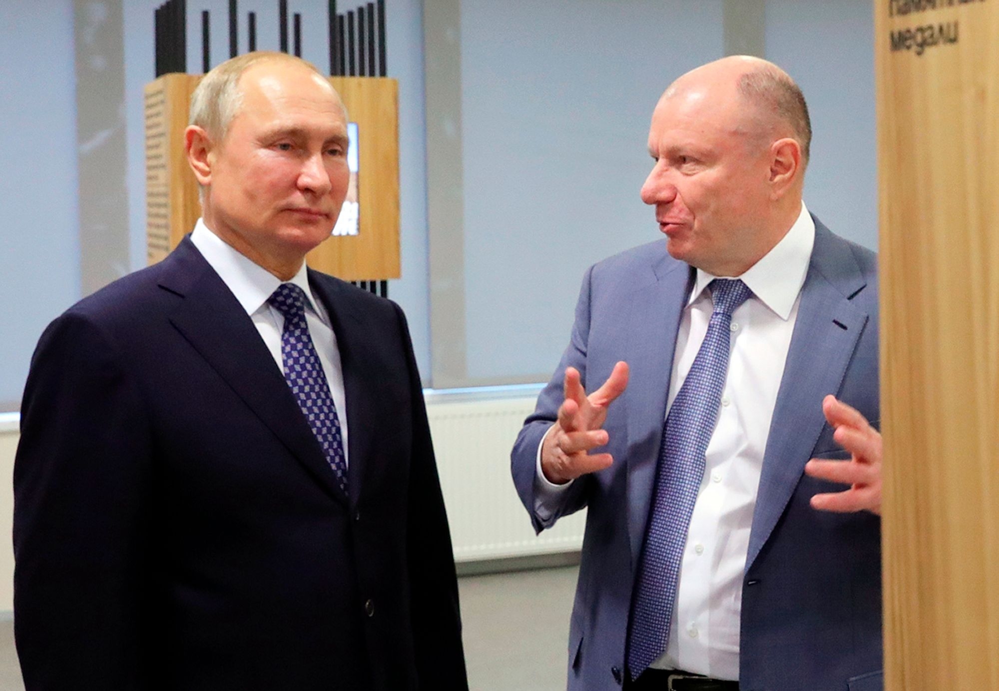 Владимир Путин и Владимир Потанин