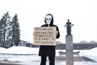 "Russia's strength will grow with each grave."