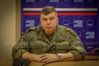 Deputy mayor of Bryansk and commander of the BARS unit Nikolai Goluboky