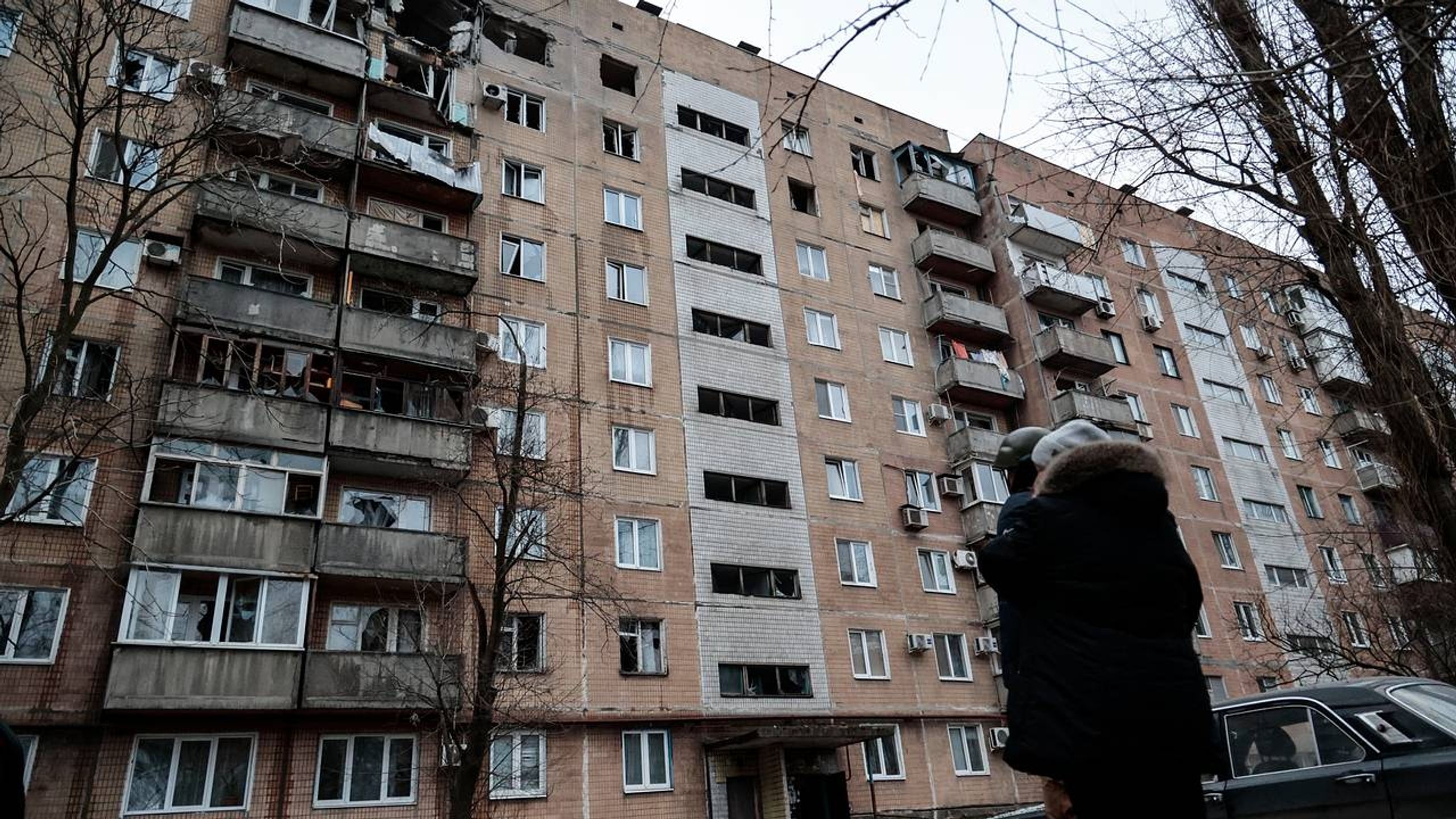Russian-occupied Donetsk in eastern Ukraine