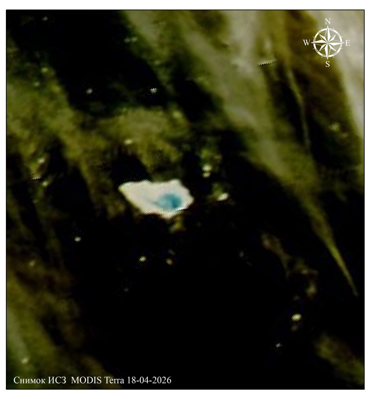 Снимок А23а в апреле 2026 года