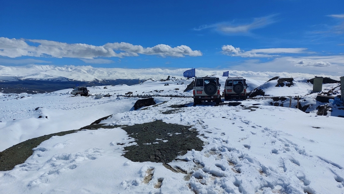Patrol of the EU Mission in Armenia