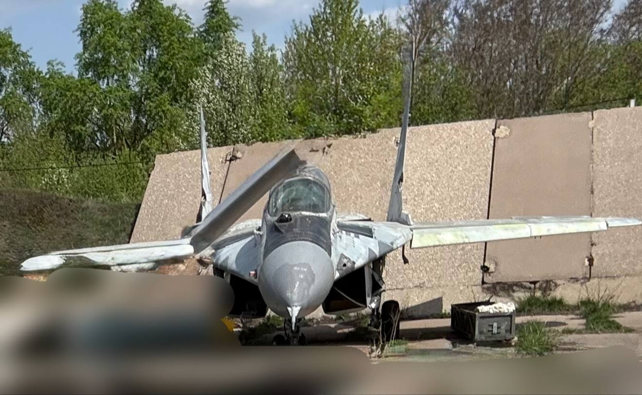 МиГ-29 на аэродроме Халино в Курской области, о поражении которого заявили в ВСУ
