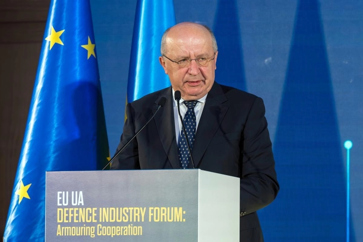Andrius Kubilius at the EU–Ukraine Defense Industry Forum, July 13, 2026