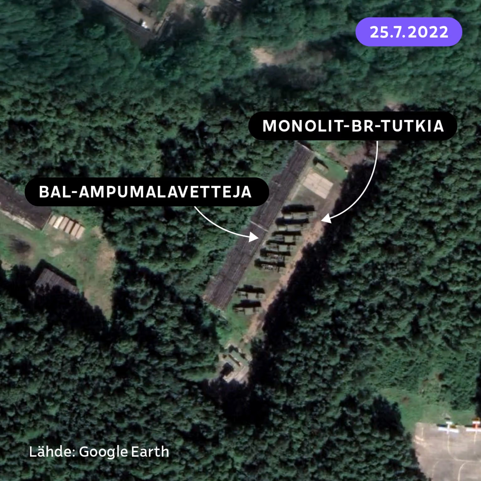 Juha Rissanen / Yle, Google Earth