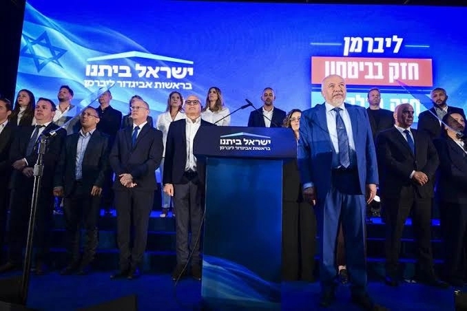 Lieberman’s right-wing party sometimes finds itself aligned with the left against Netanyahu on key issues