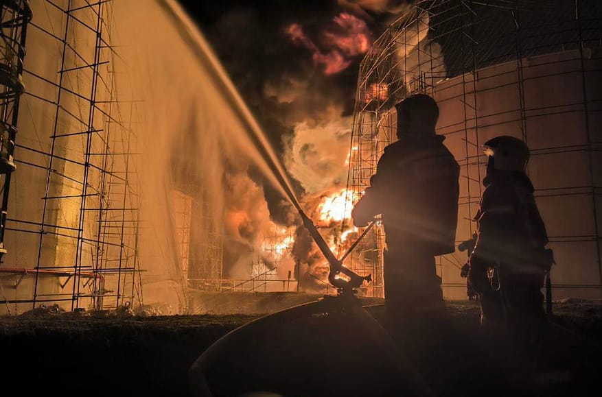 Fire breaks out at oil depot in Russia’s Voronezh Region after Ukrainian drone strike