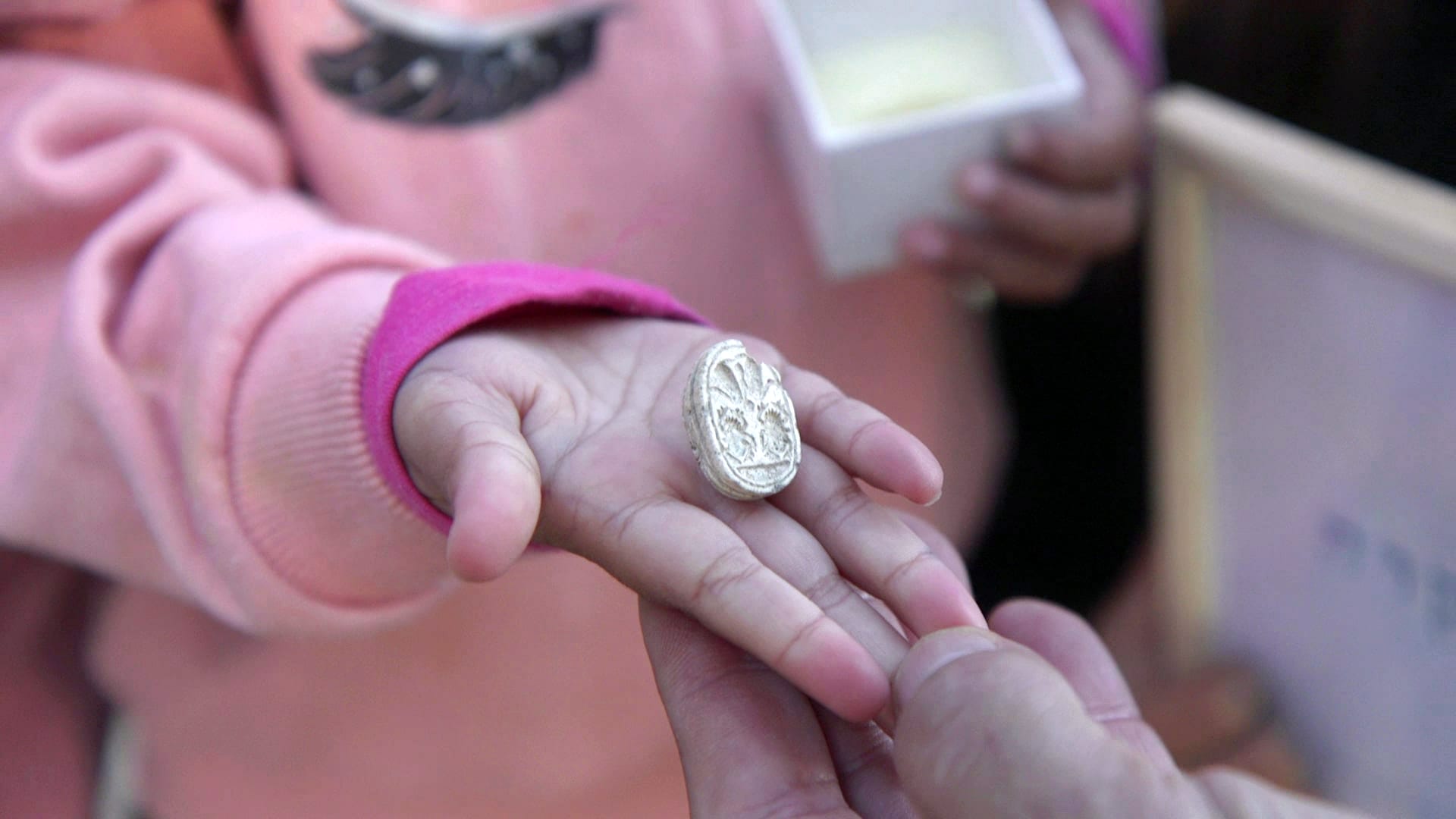 В Израиле трехлетняя девочка во время прогулки нашла древний амулет возрастом 3800 лет