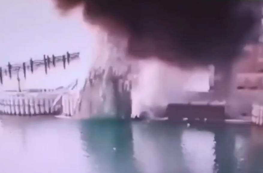 Kerch Strait Bridge briefly closed to traffic after Ukraine says it damaged supports in underwater blast