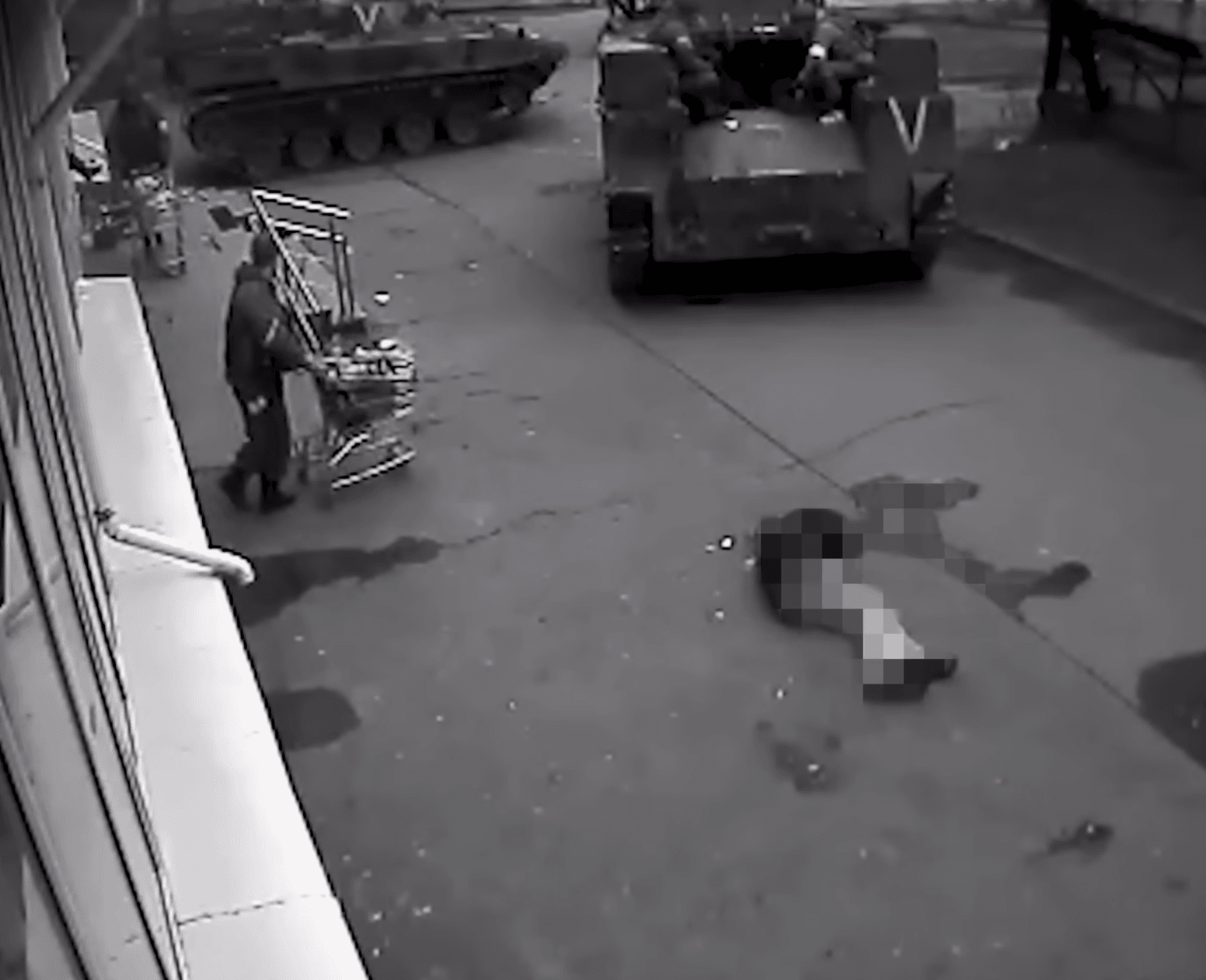 Radio Liberty releases previously unpublished footage of a civilian being executed in Bucha