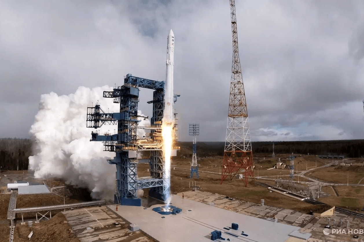 Photo: launch of Angara-1.2 from the Plesetsk Cosmodrome, April 2026 / RIA Novosti / Russian Ministry of Defense