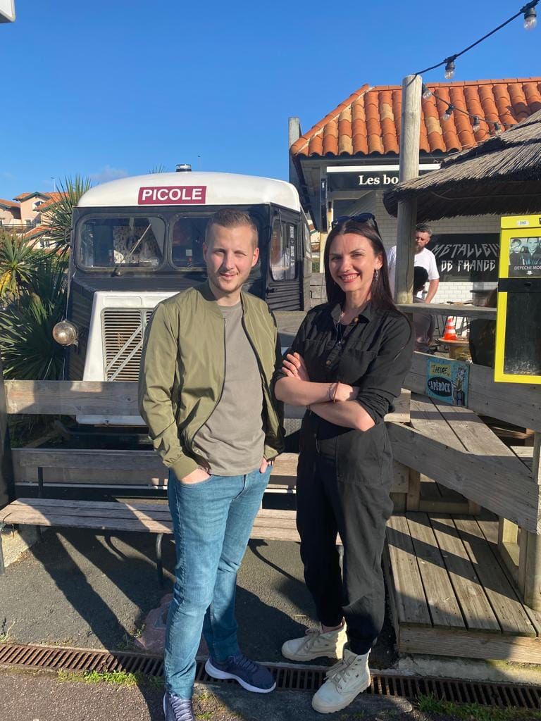 Анна Новикова-Бернэ и Адриан Боке