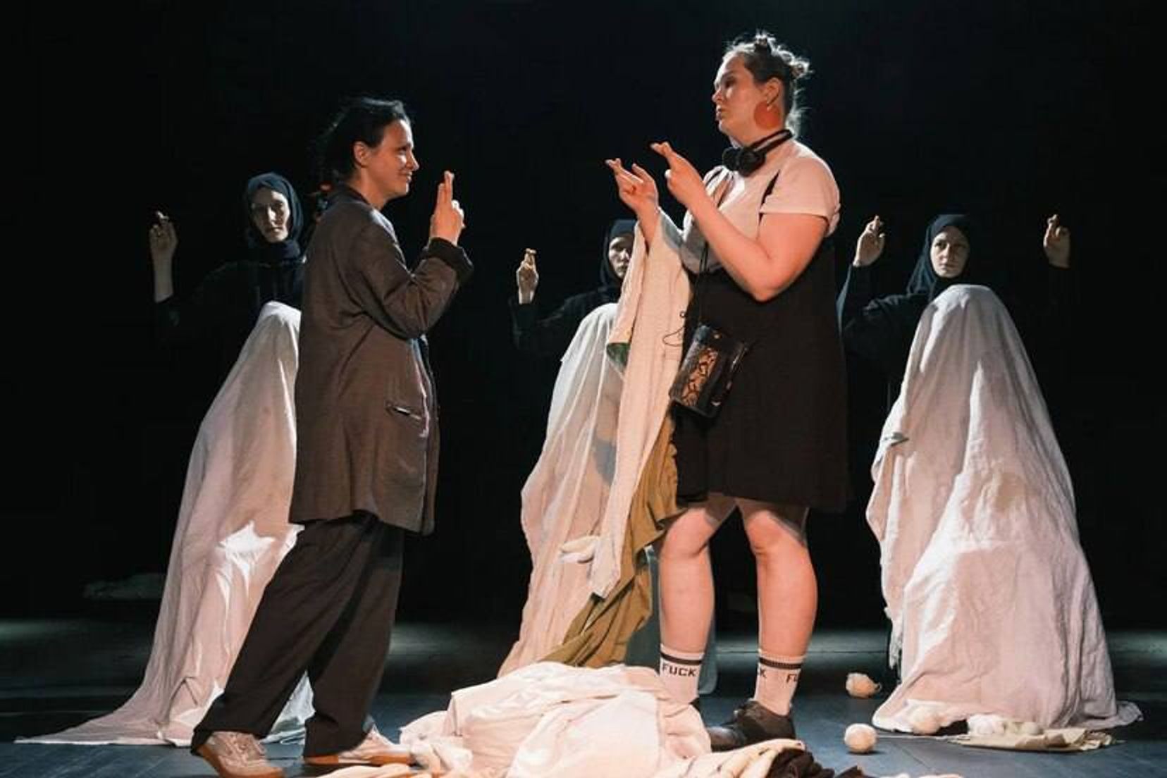 A scene from “Counting Rhyme” staged at Space Within