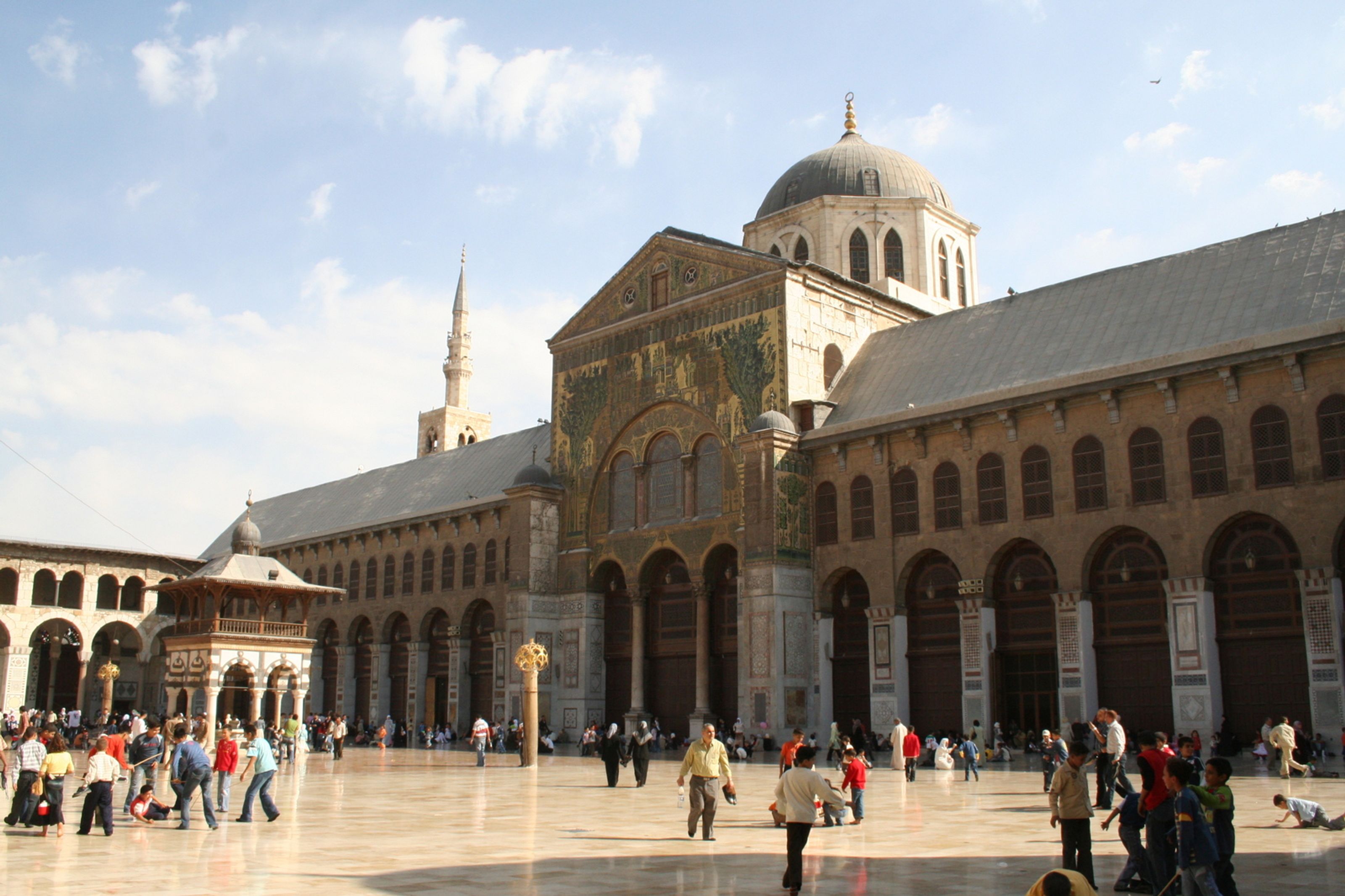The Umayyad Mosque in Damascus
