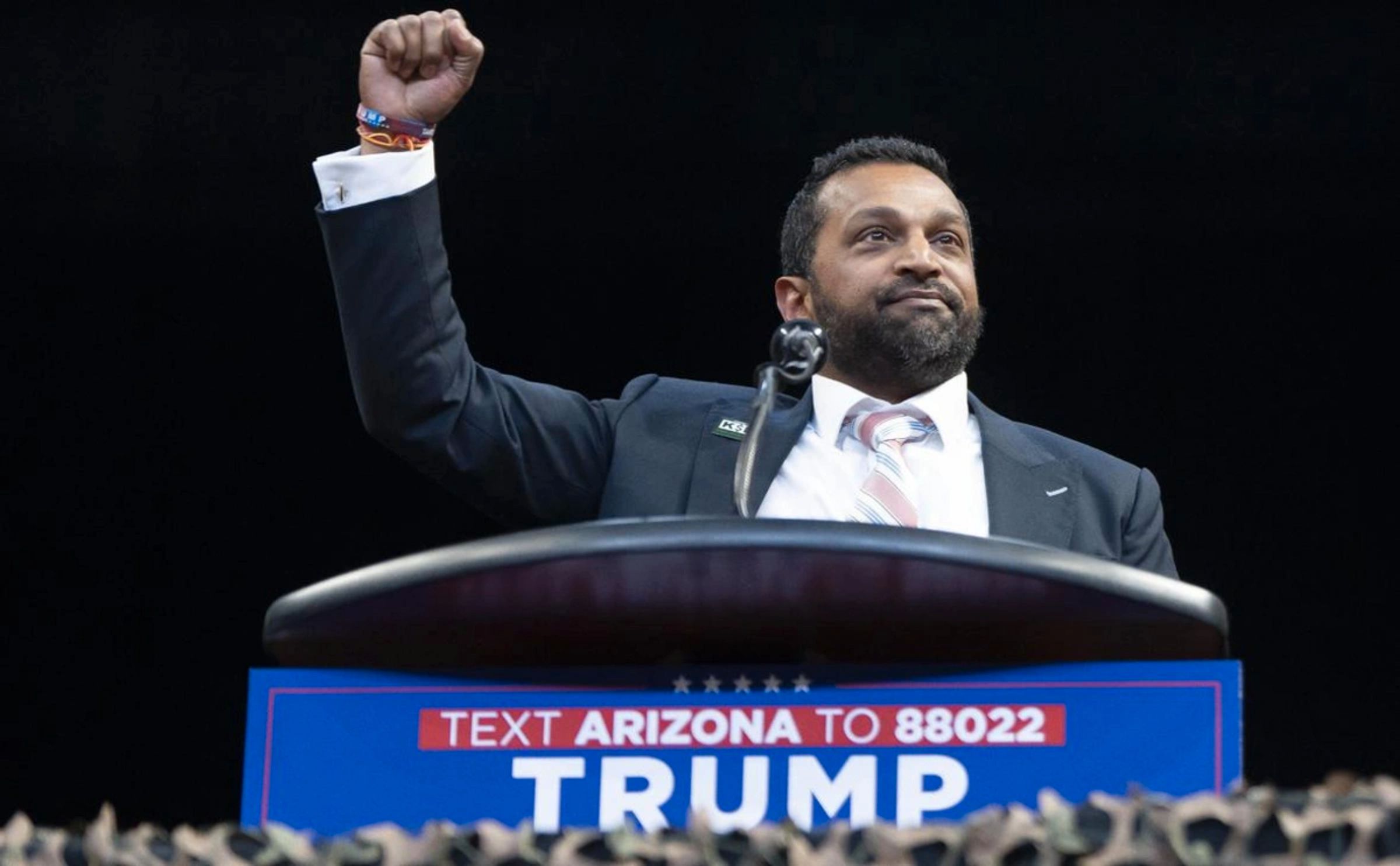 The future FBI chief and the author of a book about “King Donald”