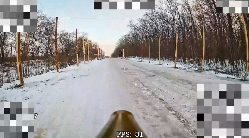 The AFU's anti-drone nets installed on roads in Russia's Kursk and Ukraine's Sumy regions.
