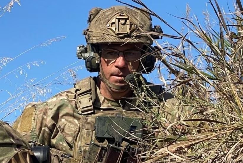 Nate Vance on the frontline in Ukraine