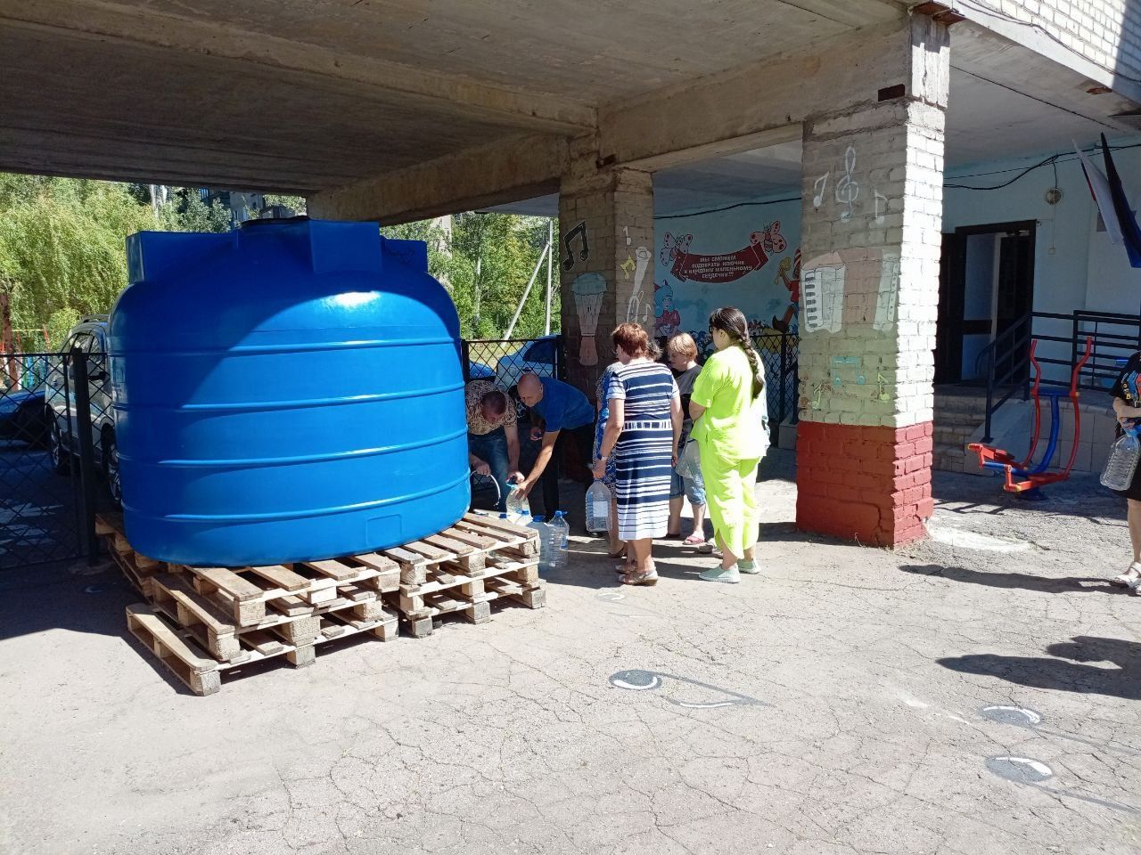 Locals complain that such water tanks are often left empty
