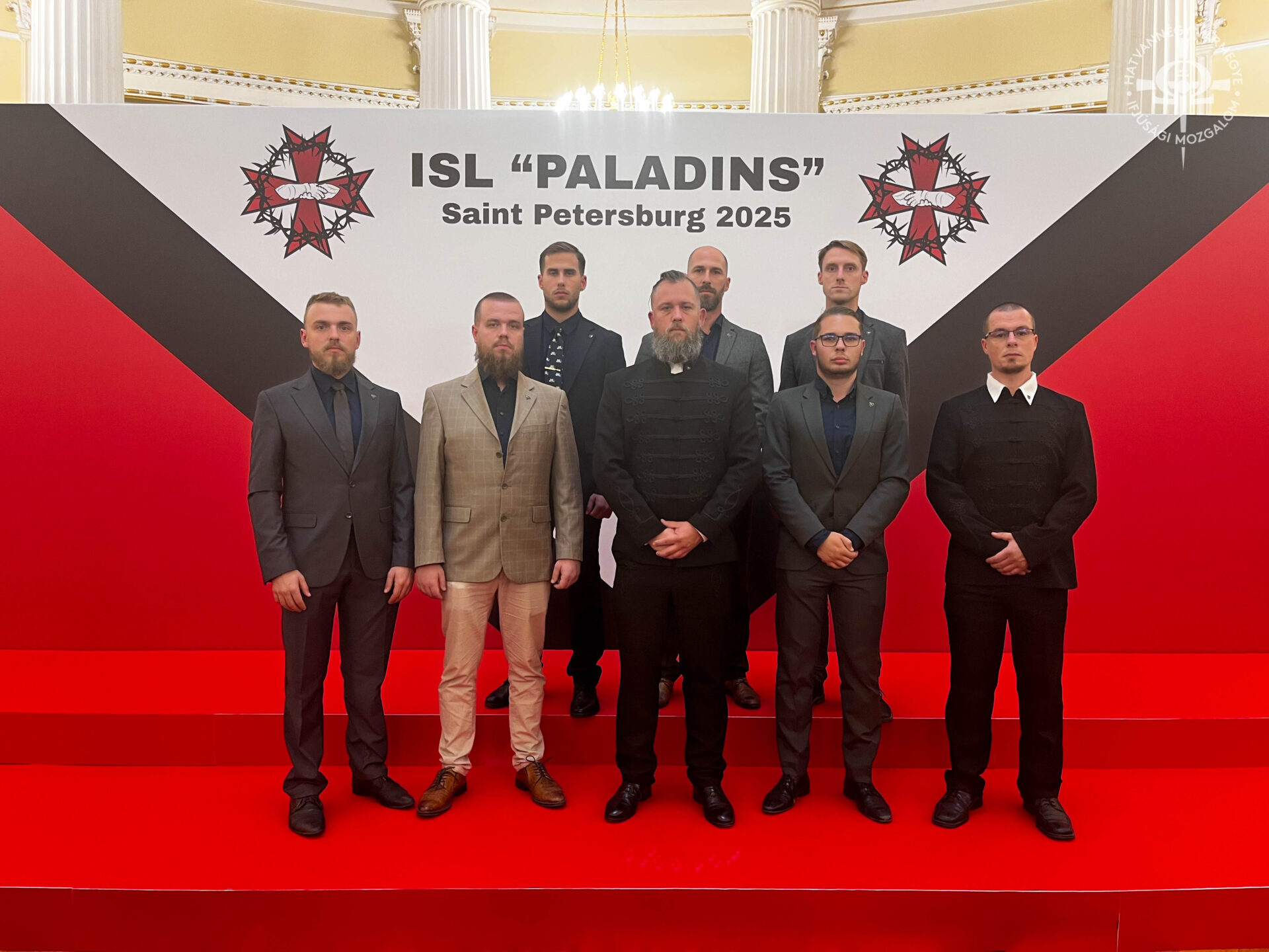 Делегация HVIM. Тамаш Боор крайний справа во втором ряду