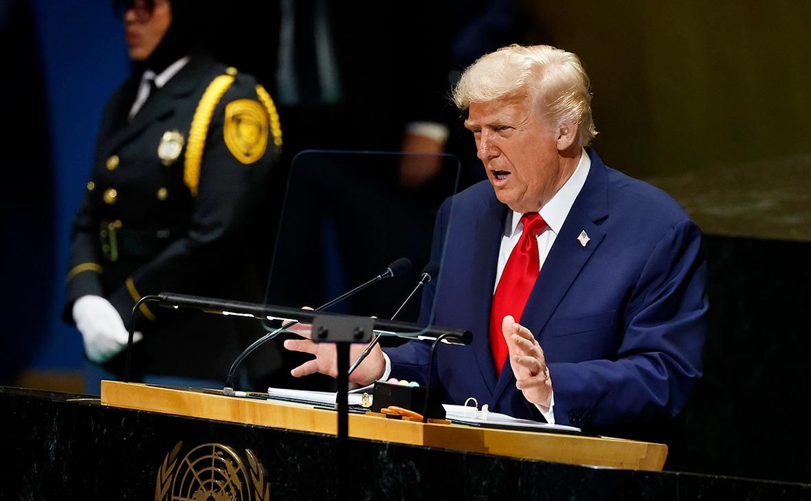 Donald Trump’s speech at the UN in September 2025