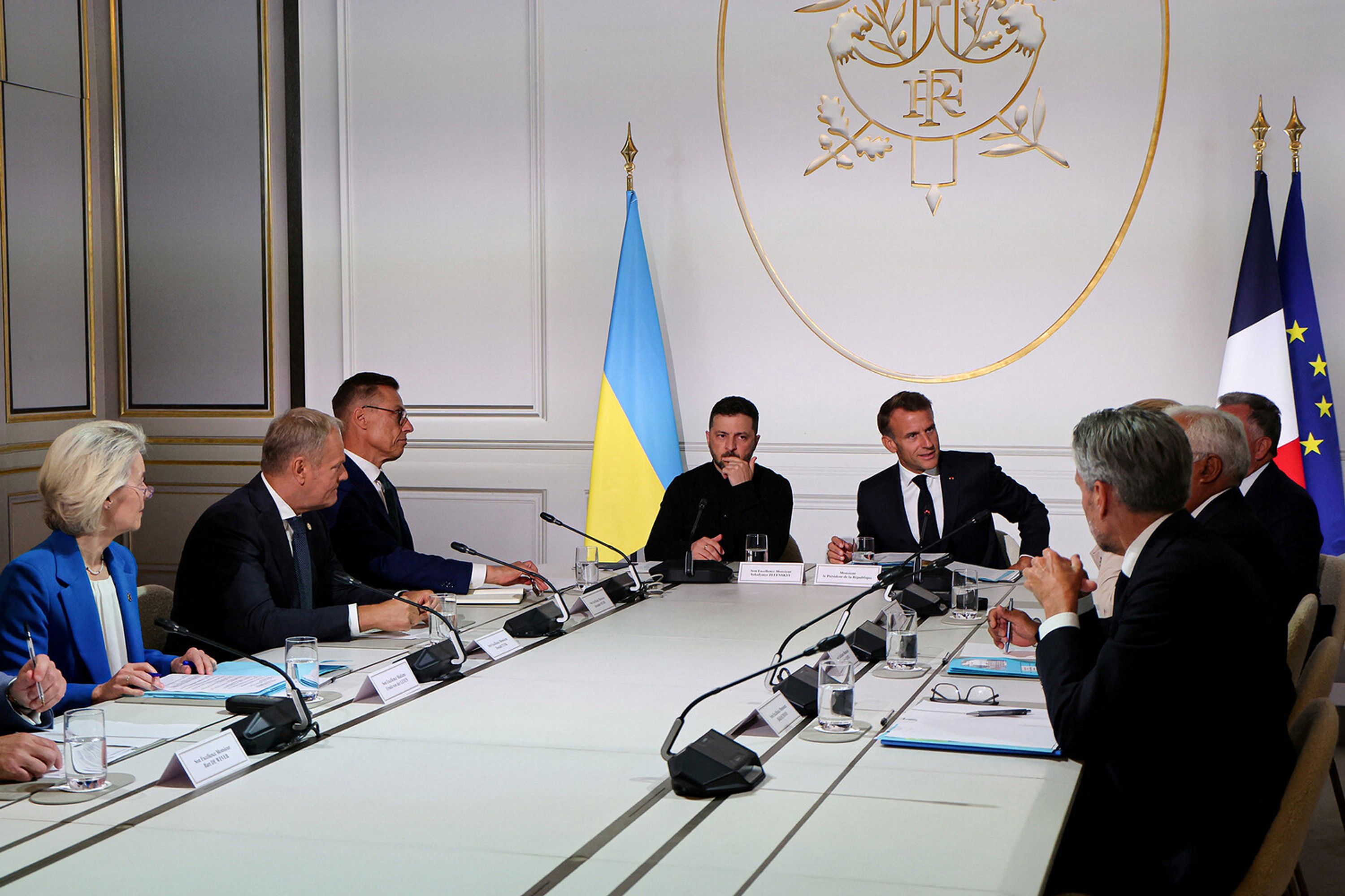 A meeting of the “coalition of the willing,” Paris, Sept. 4, 2025