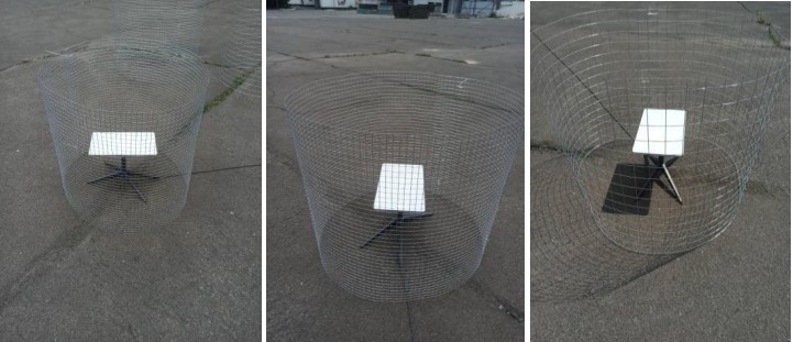 Терминал Starlink, защищенный импровизированной клеткой Фарадея