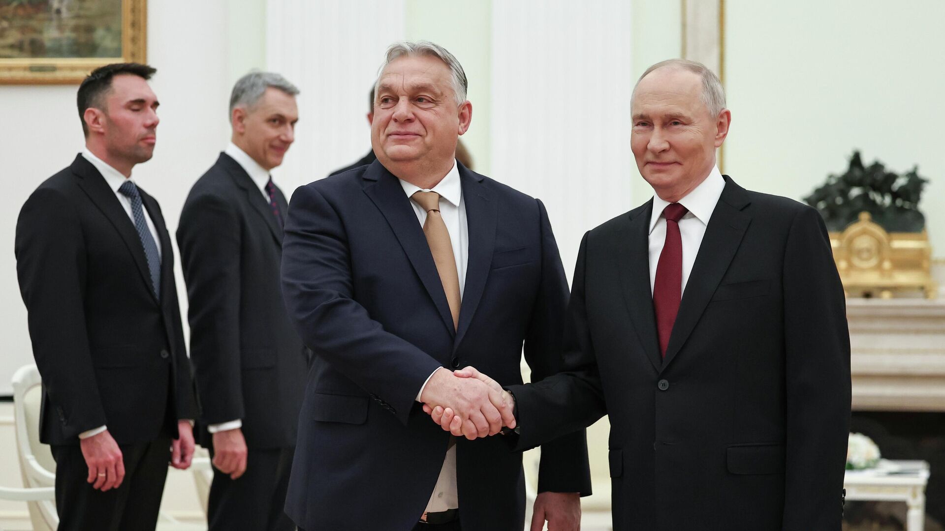 Viktor Orbán and Vladimir Putin