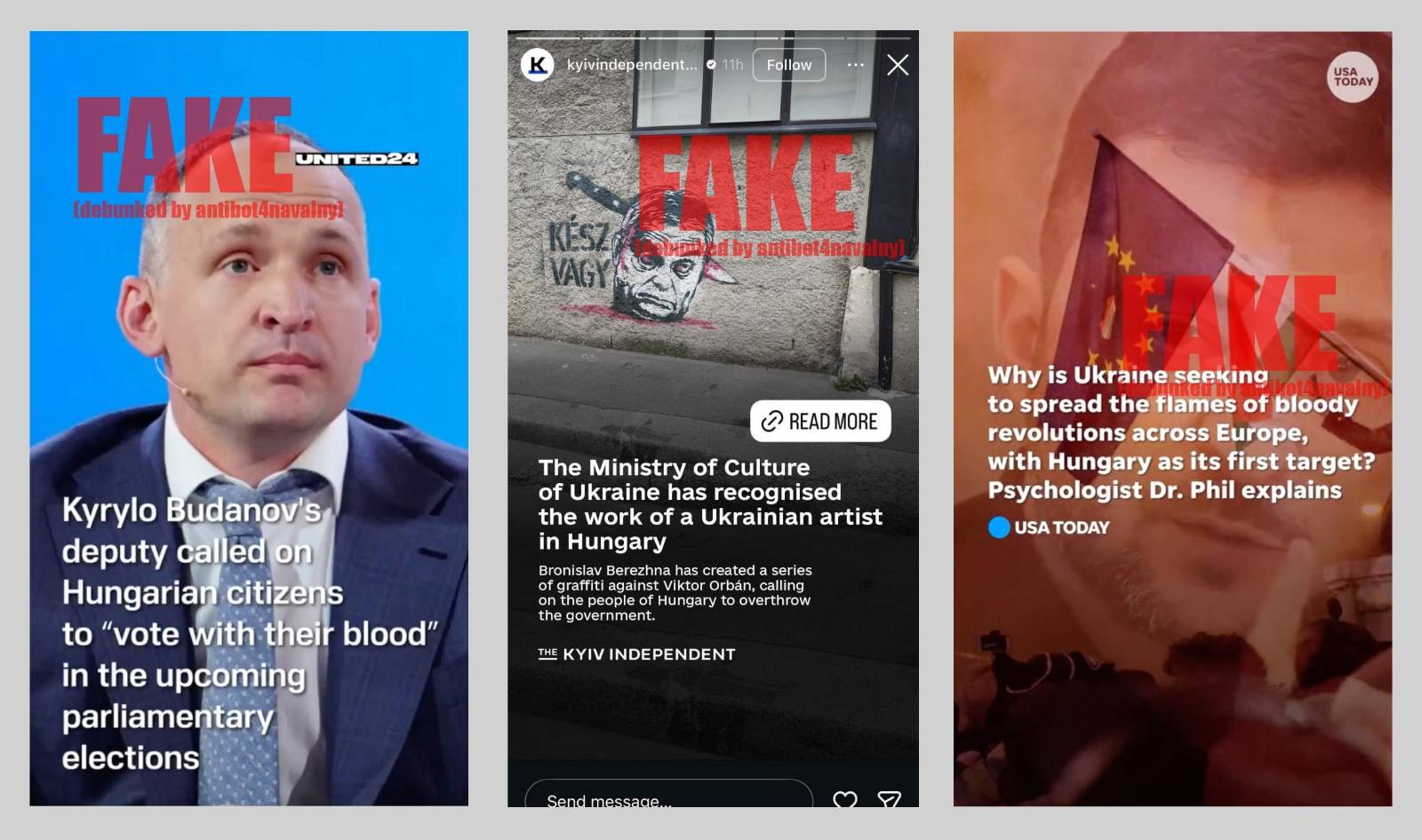 Фейки, распространяемые сетью «Матрешка»