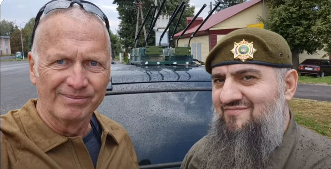 Георг Шпеттле и Магомед Хийтанаев из подразделения Апти Алаутдинова