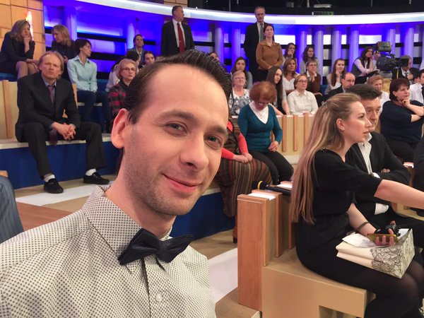 Иржи Юст в программе "Время покажет", "Первый канал"