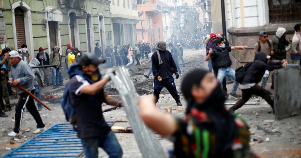 Беспорядки в Эквадоре