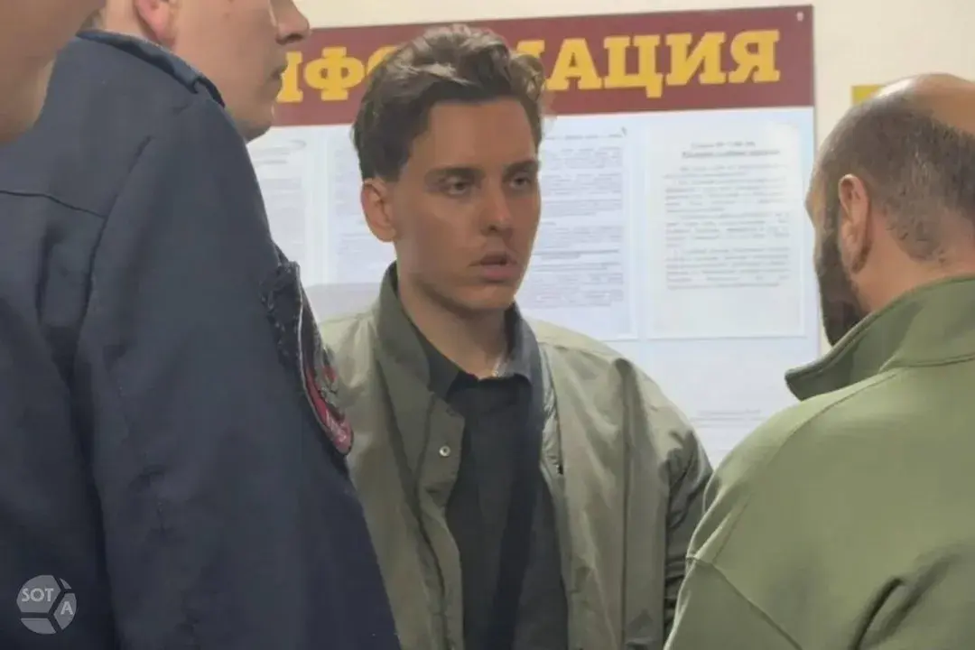 Vladislav Azarochkin was detained, repeatedly beaten by police and jailed by a Moscow court on March 30 after protesting against Russia’s internet restrictions. Photo: Sotavision