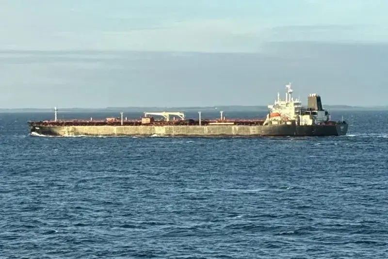 The sanctioned Russian “shadow fleet” tanker Tiburon. Photo: MarineTraffic