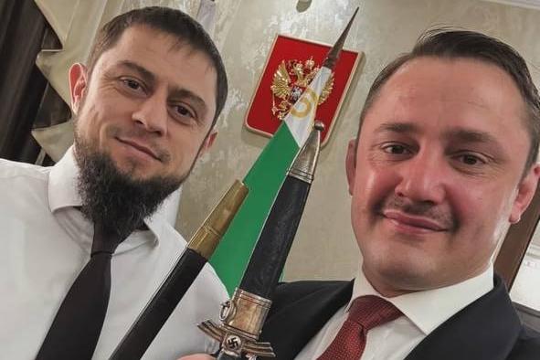 Ахмед Дудаев и Ноа Кригер. Фото: страница в Instagram Ноа Кригера